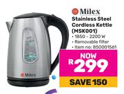 Milex Stainless Steel Cordless Kettle MSK001