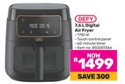 Defy 7.6L Digital Air Fryer