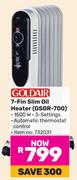 Goldair 7 Fin Slim Oil Heater GSOR-700