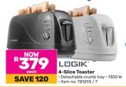 Logik 4 Slice Toaster