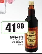 Sedgwick's The Original Old Brown-750ml