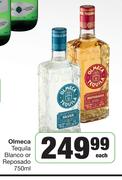 Olmeca Tequila Blanco Or Reposado-750ml Each