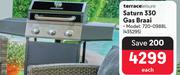 Terraceleisure Saturn 330 Gas Braai 720 0988L-Each