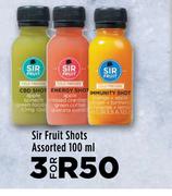 Sir Fruit Shots Assorted-For 3 x 100ml