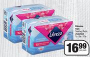 Libresse Maxi Sanitary Pads (Assorted) 7's/ 9's/ 10's Pack-Per Pack 
