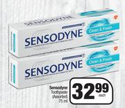 Sensodyne Toothpaste (Assorted)-75ml Each