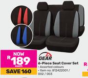 1st Gear 6 Piece Seat Cover Set-Each