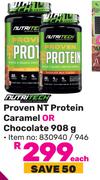 Nutritech Proven NT Protein Caramel Or Chocolate-908g Each
