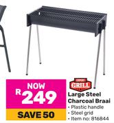 Expert Grill Large Steel Chrcoal Braai