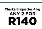Charka Briquettes-For Any 2 x 4kg