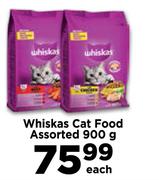 Whiskas Cat Food Assorted-900g Each