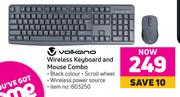 Volkano Wireless Keyboard & Mouse Combo