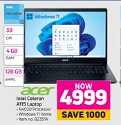 Acer 39cm Intel Celeron A115 Laptop