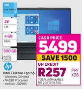 HP 39cm Intel Celeron Laptop