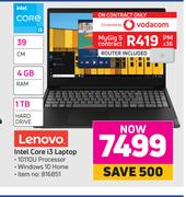 Lenovo 39cm Intel Core i3 Laptop