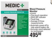 Medic+ Blood Pressure Monitor
