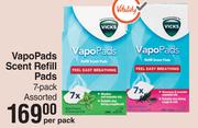 Vicks Vapo Pads Scent Refill Pads 7 Pack Assorted-Per Pack