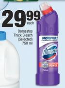 Domestos Thick Bleach (Selected)-750ml Each