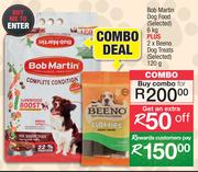 Bob Martin Dog Food (Selected) 6Kg Plus 2 x Beeno Dog Treats (Selected) 120g-Combo