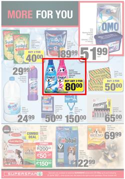 SUPERSPAR EASTERN CAPE : My Superspar (25 May - 6 June 2021) Valid in Despatch, Sunridge, Nicks Food Berea, Vincent, Knysna, George, Jeffery's Bay, St. Francis Bay, Port Alfred, Uitenhage, Queenstown, page 10