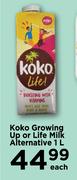 Koko Growing Up Or Life Milk Alternative-1Ltr Each
