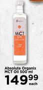 Absolute Organix MCT Oil-500ml Each