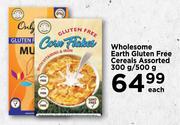 Wholesome Earth Gluten Free Cereals Assorted-300g/500g Each