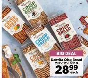 Danvita Crisp Bread Assorted-130g Each