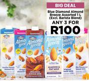 Blue Diamond Almond Breeze Assorted-For Any 3 x 1Ltr