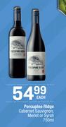 Porcupine Ridge Cabernet Sauvignon, Merlot Or Syrah-750ml Each