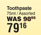 Meridol Toothpaste Assorted-75ml