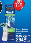 Oral B Cross Action Brush Heads-Per Pack