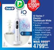 Oral-B IO Series 7 Electric Toothbrush White 437188-Each