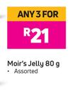 Mori's Jelly Assorted-For Any 3 x 80g