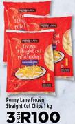 Penny Lane Frozen Straight Cut Chips-For 3 x 1Kg