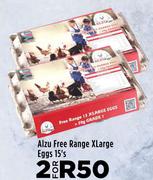 Alzu Free Range X Large Eggs-For 2 x 15's