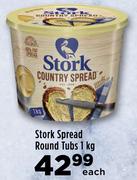 Stork Spread Round Tubs-1Kg Each