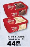 Ola Rich n Creamy Ice Cream Assorted-1.8L Each