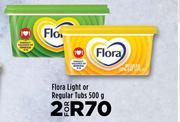 Flora Light Or Regular Tubs-For 2 x 500g