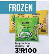 Penny Lane Frozen Corn Or Peas-For 3 x 1Kg