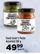 Food Lover's Pesto Assorted-130g Each