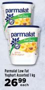 Parmalat Low Fat Yoghurt Assorted-1Kg Each