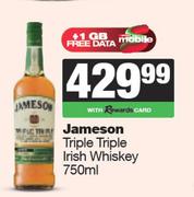 Jameson Triple Triple Irish Whiskey-750ml