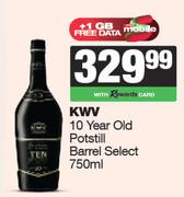 KWV 10 Year Old Potstill Barrel Select-750ml
