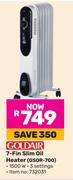 Goldair 7 Fin Slim Oil Heater GSOR-700