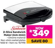 Sunbeam 2 Slice Sandwich Maker SUN-0022