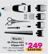 Wahl 10 Piece Hair Clipper Kit