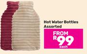 Hot Water Bottles Assorted-Each