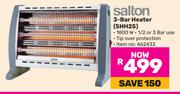 Salton 3 Bar Heater SHH25