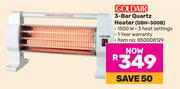 Goldair 3 Bar Quartz Heater GBH-300B